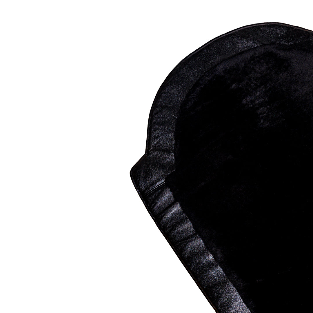 Miras Quabba Erkek Siyah Düz Namaz Seccadesi