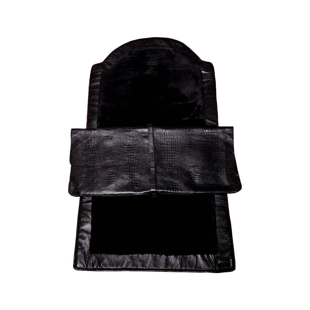 Miras Quabba Erkek Siyah Düz Namaz Seccadesi