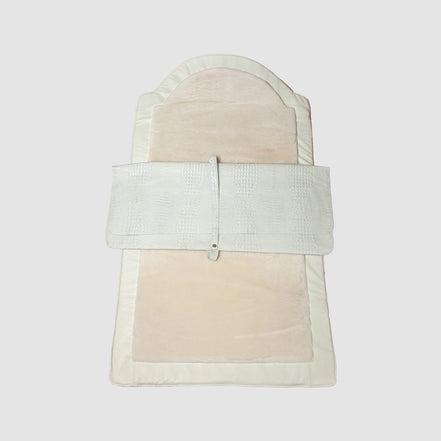 Miras Quabba Erkek Bej Düz Namaz Seccadesi