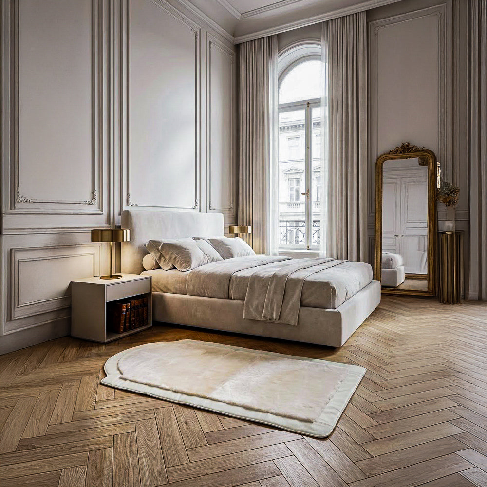 Miras Quabba Erkek Bej Düz Namaz Seccadesi