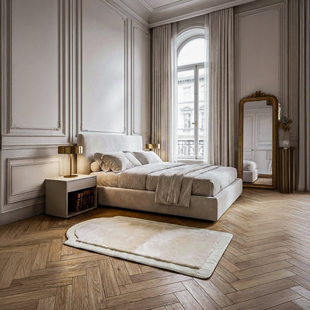 Miras Quabba Erkek Bej Düz Namaz Seccadesi