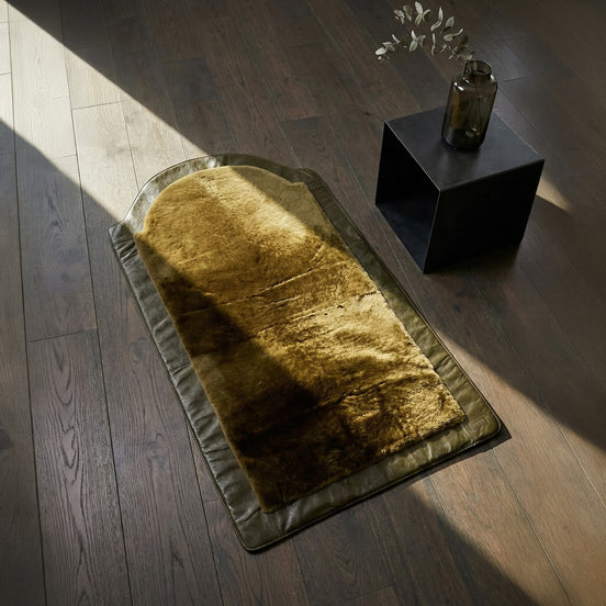 Miras Quabba Yeşil Düz Namaz Seccadesi