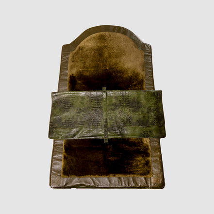 Miras Quabba Erkek Yeşil Düz Namaz Seccadesi