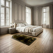 Miras Quabba Erkek Yeşil Düz Namaz Seccadesi