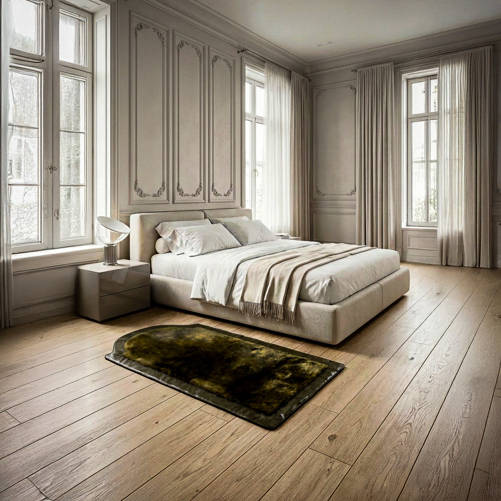 Miras Quabba Erkek Yeşil Düz Namaz Seccadesi