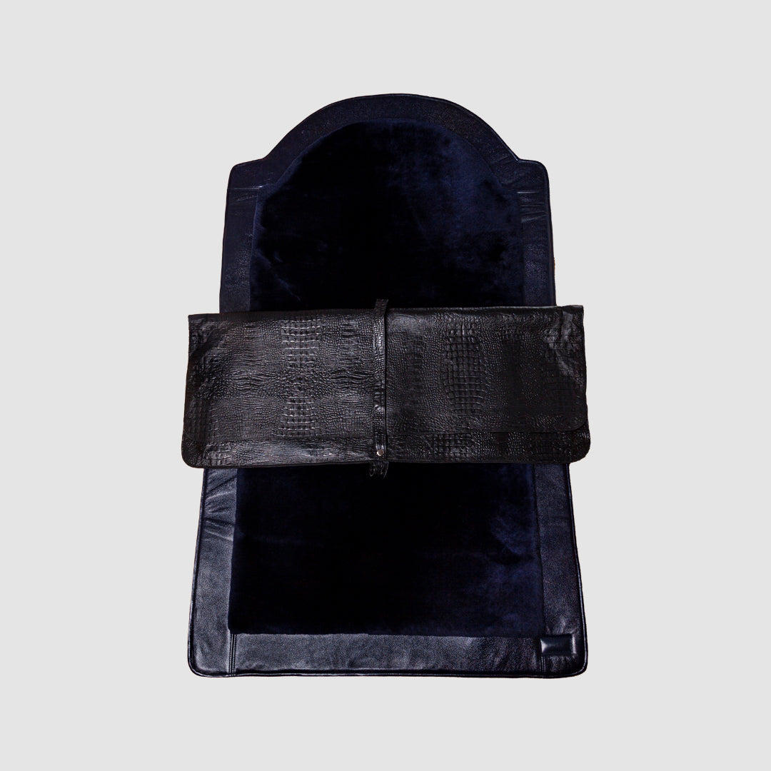 Miras Quabba Erkek Lacivert Düz Namaz Seccadesi