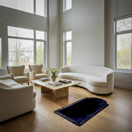 Miras Quabba Erkek Lacivert Düz Namaz Seccadesi