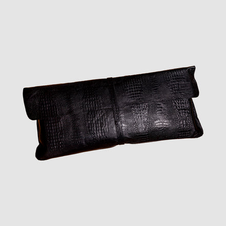 Miras Quabba Erkek Siyah Desenli Namaz Seccadesi