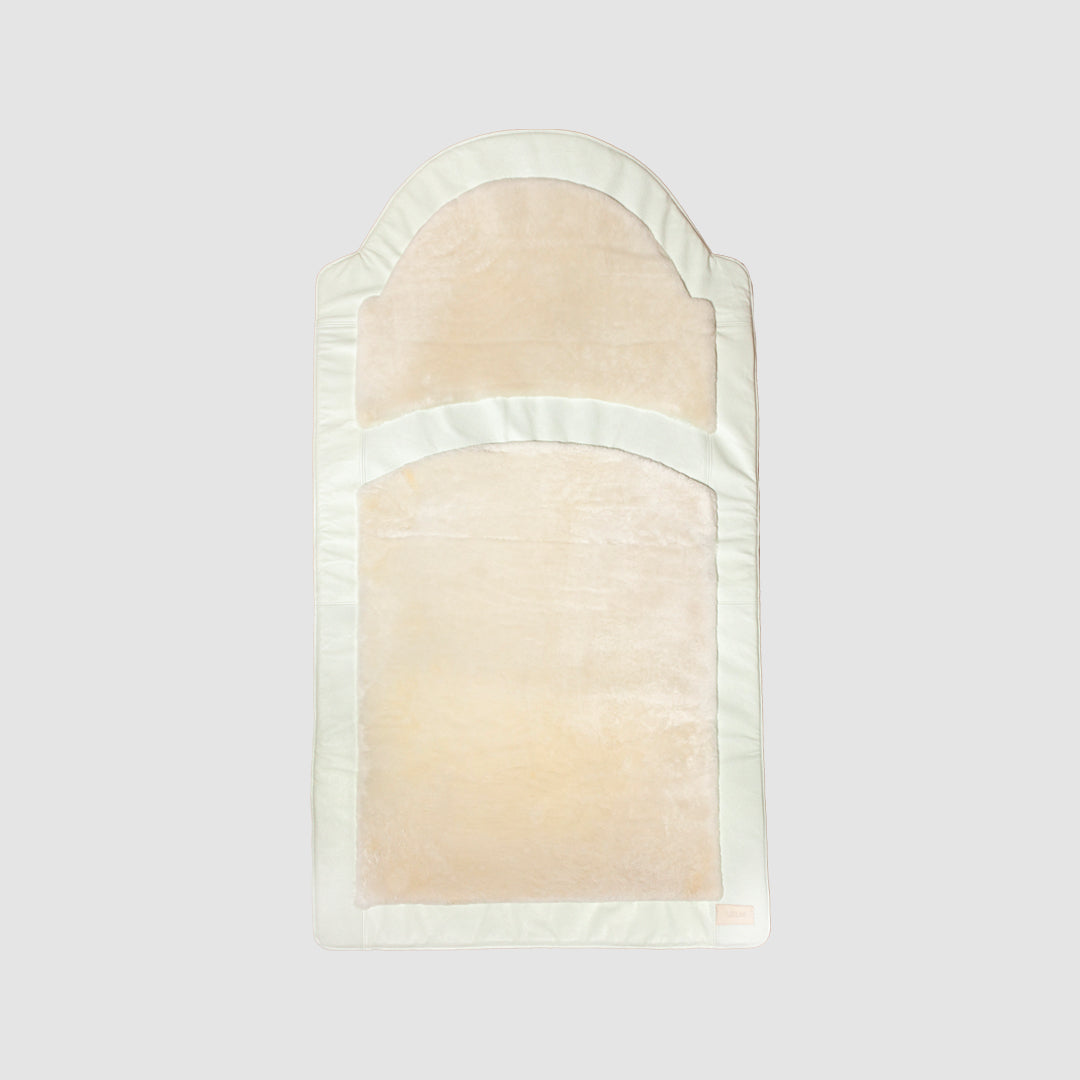 Miras Quabba Erkek Bej Desenli Namaz Seccadesi