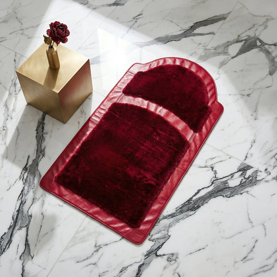 Miras Quabba Bordo Desenli Namaz Seccadesi