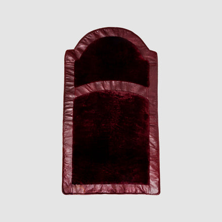 Miras Quabba Erkek Mürdüm Desenli Namaz Seccadesi