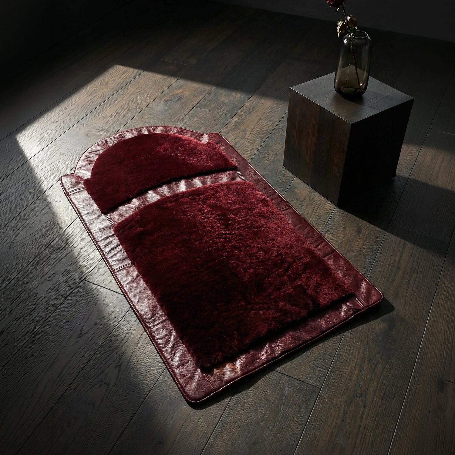 Miras Quabba Mürdüm Desenli Namaz Seccadesi