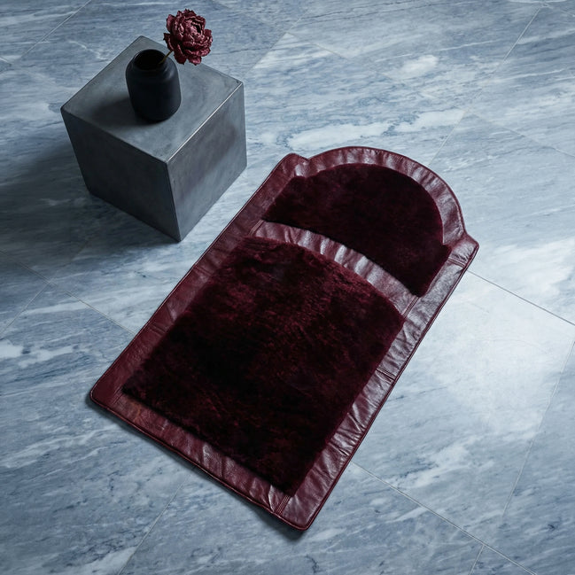 Miras Quabba Mürdüm Desenli Namaz Seccadesi