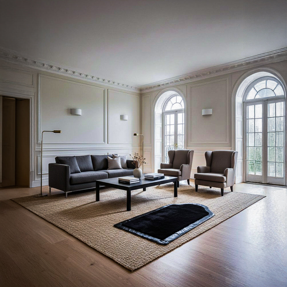 Miras Quasar Kadın Siyah Düz Namaz Seccadesi