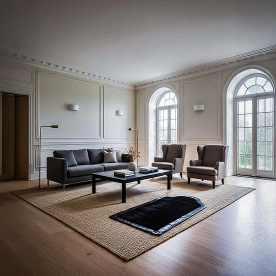 Miras Quasar Kadın Siyah Düz Namaz Seccadesi