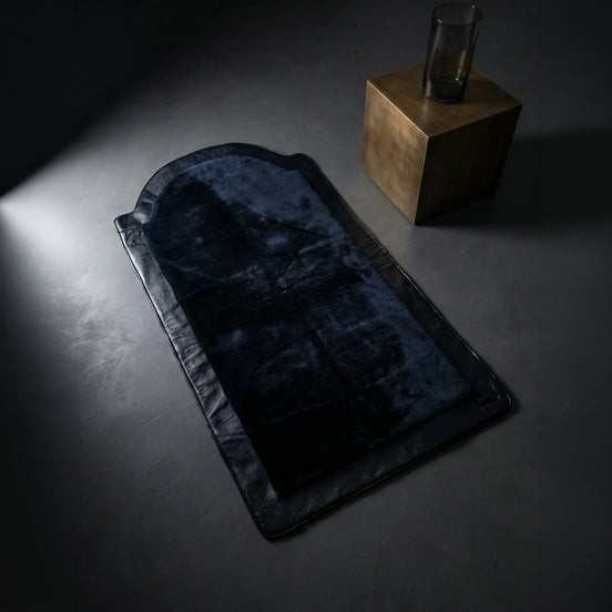 Miras Quasar Düz Lacivert Namaz Seccadesi