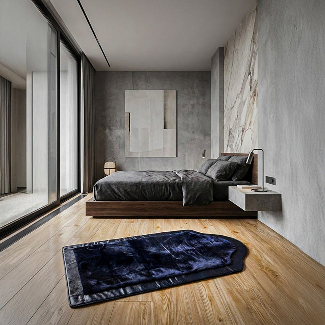 Miras Quasar Kadın Lacivert Düz Namaz Seccadesi