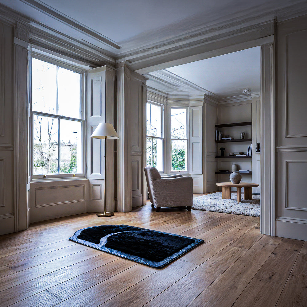 Miras Quasar Kadın Siyah Desenli Namaz Seccadesi