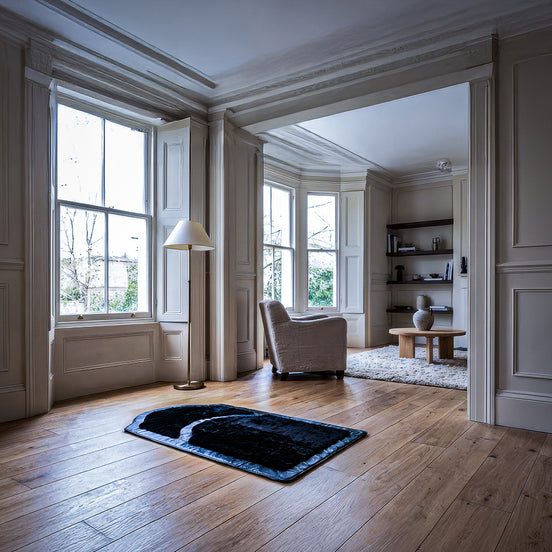 Miras Quasar Kadın Siyah Desenli Namaz Seccadesi