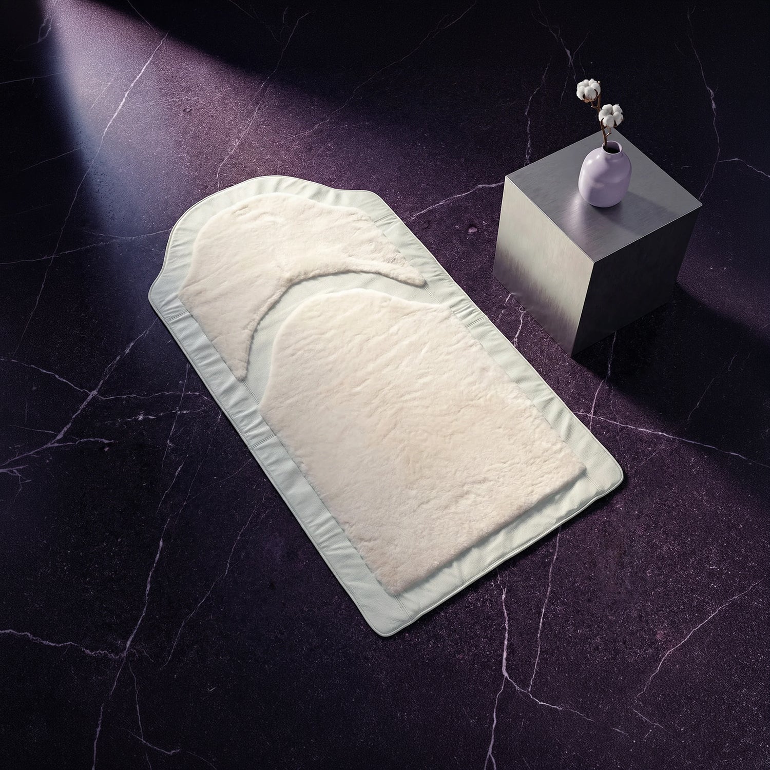 Miras Quasar Yay Bej Desenli Namaz Seccadesi