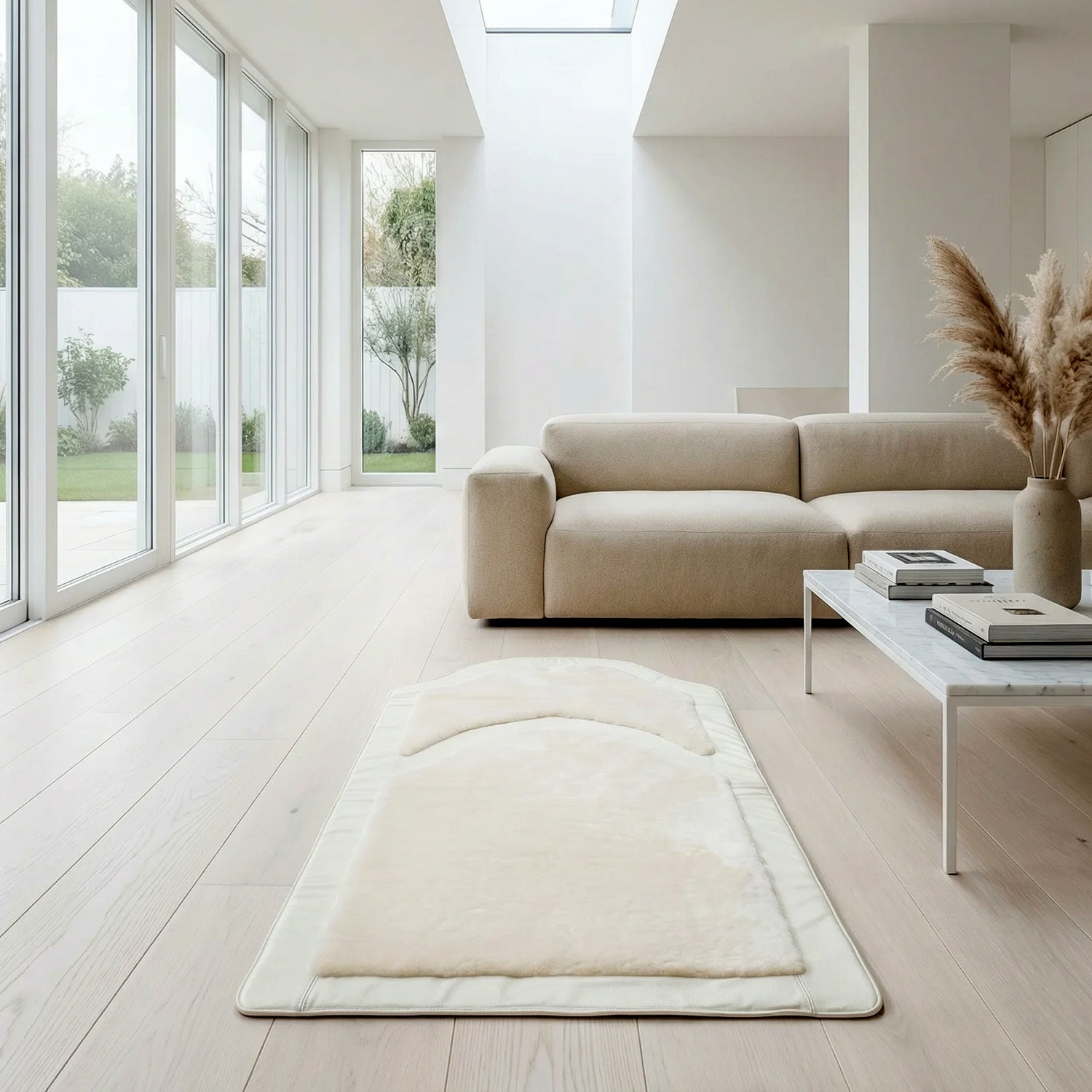 Miras Quasar Yay Bej Desenli Namaz Seccadesi