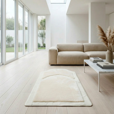 Miras Quasar Yay Bej Desenli Namaz Seccadesi