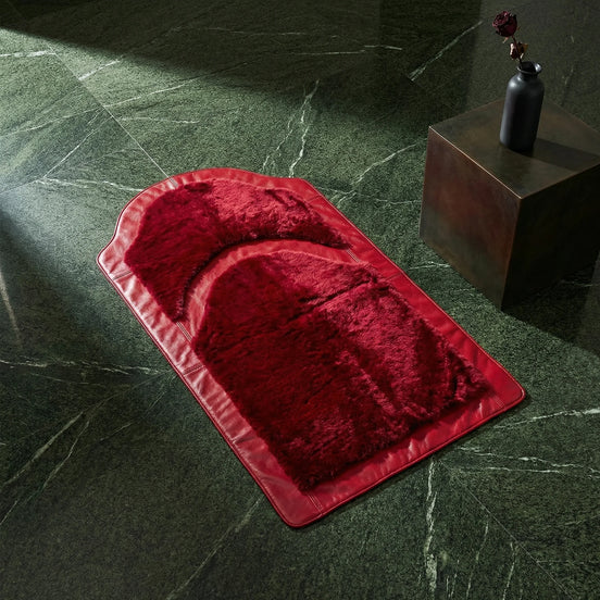 Miras Quasar Yay Bordo Desenli Namaz Seccadesi