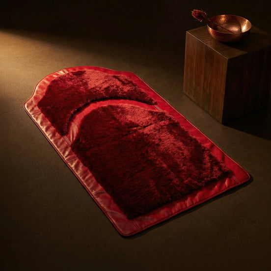 Miras Quasar Yay Bordo Desenli Namaz Seccadesi