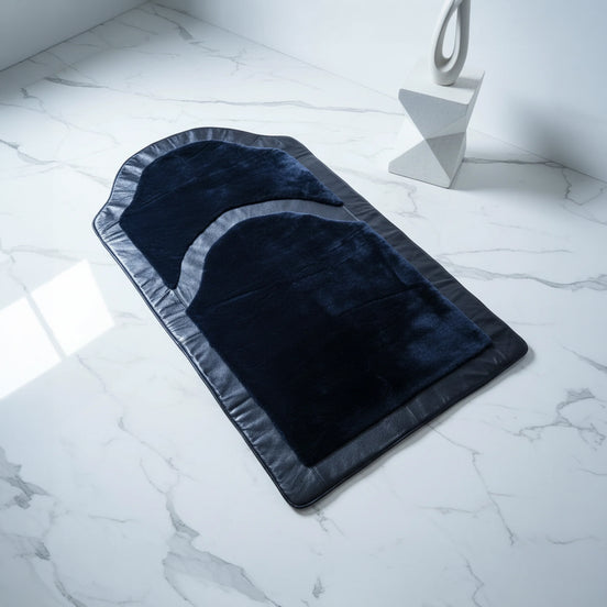 Miras Quasar Yay Lacivert Desenli Namaz Seccadesi