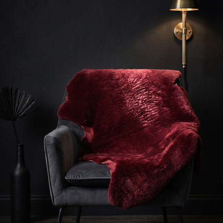 AllMiras Bordo Koltuk Şalı & Halı