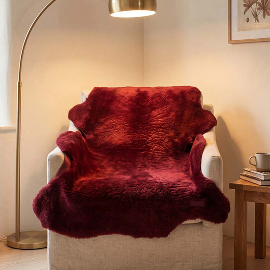 AllMiras Bordo Koltuk Şalı & Halı
